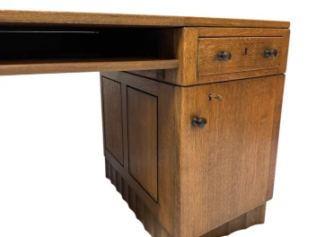Art Deco Amsterdamse School Desk by Hildo Krop for Gebroeders Monsieur Steenwijk